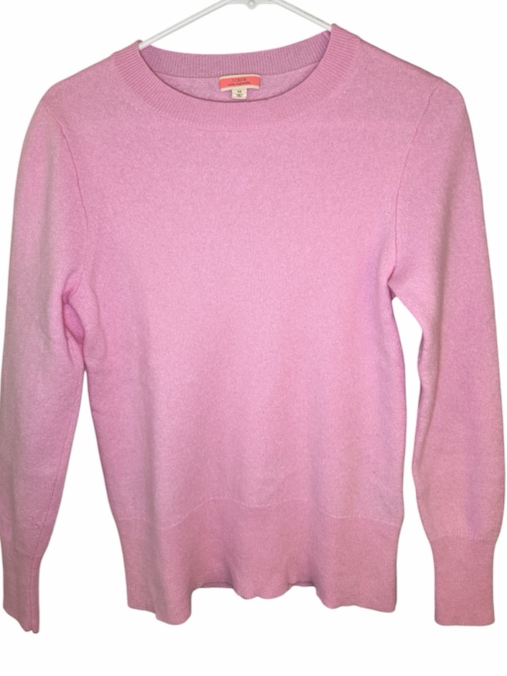 J. Crew Pastel Pink Crewneck Sweater